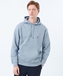 【WEB&一部店舗限定】バッキンガムベア 10オンス裏パイル ワンポイントフーデッドパーカー