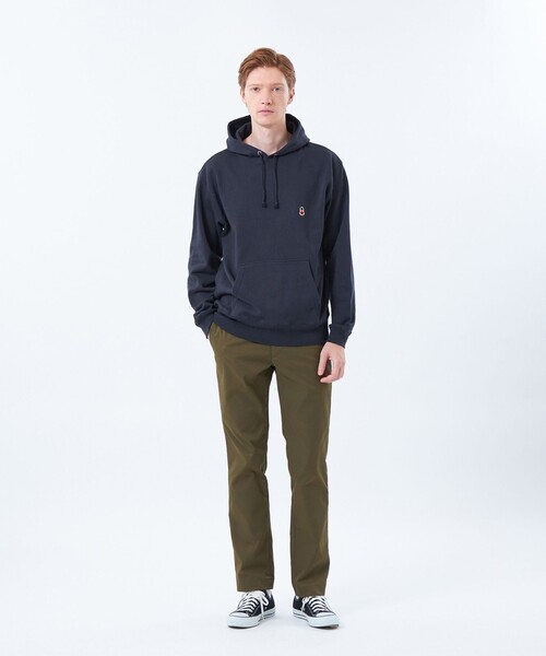 MACKINTOSH PHILOSOPHY（ﾏｯｷﾝﾄｯｼｭ ﾌｨﾛｿﾌｨｰ）の「【WEB&一部店舗限定】バッキンガムベア 10オンス裏パイル ワンポイントフーデッドパーカー（パーカー・メンズ・ベージュ系その他3/ブルー系その他3/ダークネイビー・38/40/42）」の5枚目の写真