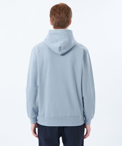 MACKINTOSH PHILOSOPHY（ﾏｯｷﾝﾄｯｼｭ ﾌｨﾛｿﾌｨｰ）の「【WEB&一部店舗限定】バッキンガムベア 10オンス裏パイル ワンポイントフーデッドパーカー（パーカー・メンズ・ベージュ系その他3/ブルー系その他3/ダークネイビー・38/40/42）」の9枚目の写真