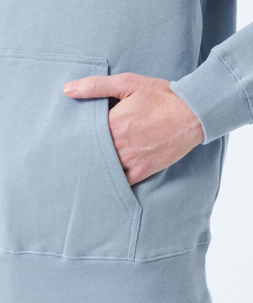 MACKINTOSH PHILOSOPHY（ﾏｯｷﾝﾄｯｼｭ ﾌｨﾛｿﾌｨｰ）の「【WEB&一部店舗限定】バッキンガムベア 10オンス裏パイル ワンポイントフーデッドパーカー（パーカー・メンズ・ベージュ系その他3/ブルー系その他3/ダークネイビー・38/40/42）」の10枚目の写真