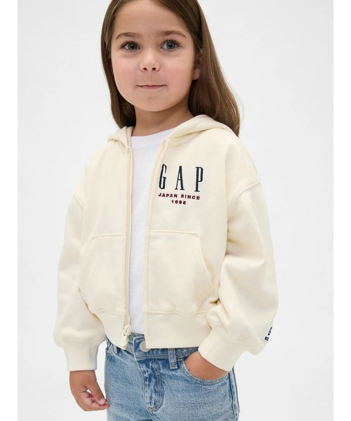 30th アニバーサリー ヴィンテージソフト GAPロゴ ジップアップ