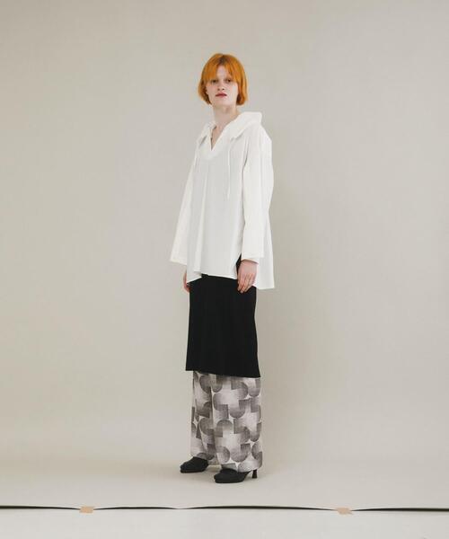 LAATO(ラート)の「frill skipper blouse(シャツ/ブラウス・レディース・ホワイト/グレー・FREE)」の15枚目の写真