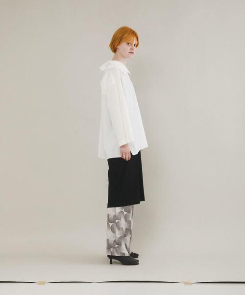 LAATO(ラート)の「frill skipper blouse(シャツ/ブラウス・レディース・ホワイト/グレー・FREE)」の17枚目の写真