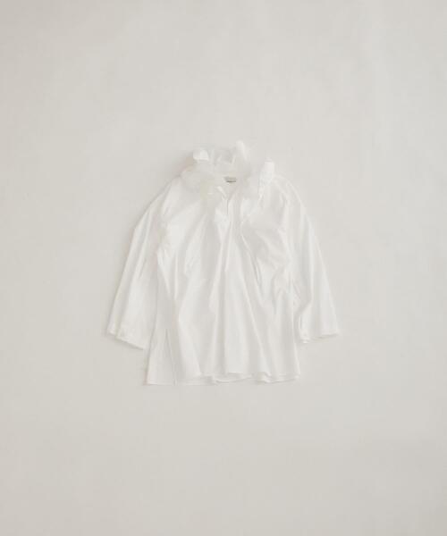 LAATO(ラート)の「frill skipper blouse(シャツ/ブラウス・レディース・ホワイト/グレー・FREE)」の19枚目の写真