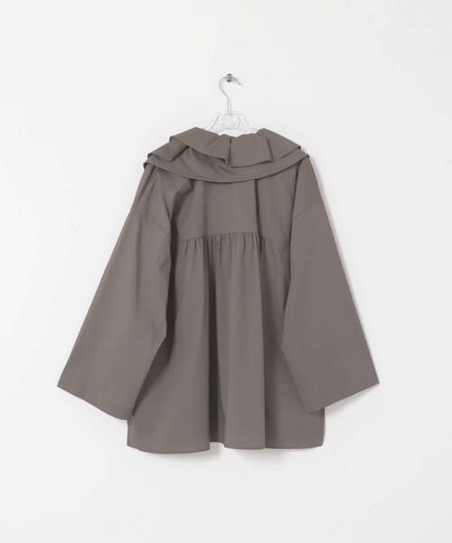 LAATO(ラート)の「frill skipper blouse(シャツ/ブラウス・レディース・ホワイト/グレー・FREE)」の9枚目の写真