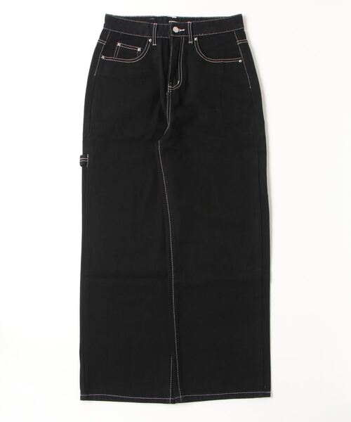 Vini（ヴィニ）の「【Vini】カーペンターデニム刺繍パンツ（デニムパンツ・レディース・ブラック・MEDIUM/SMALL/LARGE）」の6枚目の写真
