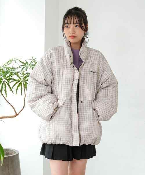 【破格】valladサーマル　io,kohjiya着用 セール】エアサーマルショートチェック/AND YUA ANY/576810（ブルゾン