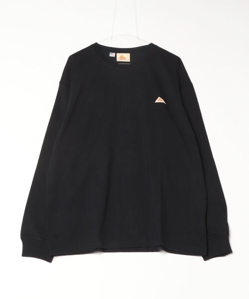 KELTY（ケルティ）の「バックタイポロゴ L/S Tシャツ（Tシャツ/カットソー・レディース・ネイビー/ベージュ/杢グレー/ホワイト/ブラック・S/L/XL/MEDIUM）」の3枚目の写真