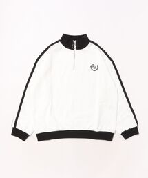 PINKHUNT（ピンクハント）の「PINKHUNT ピンクハント ハーフジップ ゆったりトレーナー 0875K（スウェット・キッズ）」