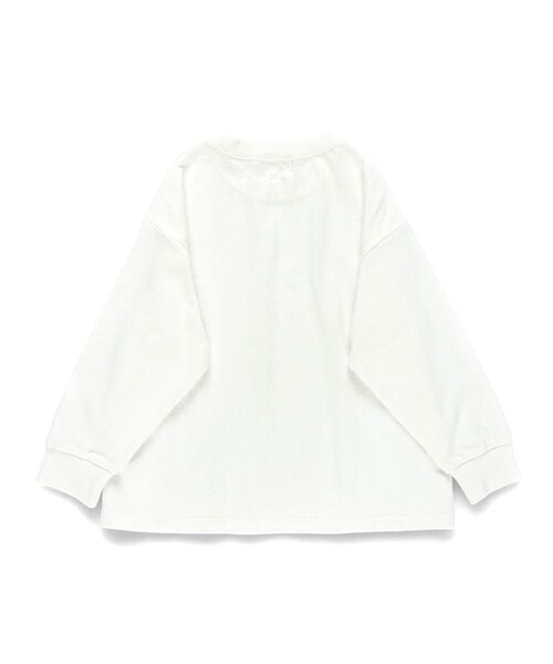 DRC branshes(ディーアールシーブランシェス)の「【WEB限定/DRC】オーバーサイズ無地長袖Tシャツ(Tシャツ/カットソー・キッズ・ブラック/オフホワイト/ピンク/カラフル/ブラウン/グリーン/ブルーグレー/マスタード・120/150/100/140/110/130)」の14枚目の写真