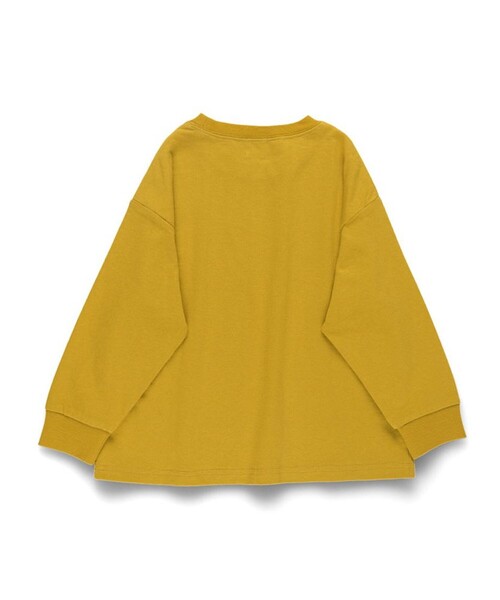 DRC branshes(ディーアールシーブランシェス)の「【WEB限定/DRC】オーバーサイズ無地長袖Tシャツ(Tシャツ/カットソー・キッズ・ブラック/オフホワイト/ピンク/カラフル/ブラウン/グリーン/ブルーグレー/マスタード・120/150/100/140/110/130)」の15枚目の写真