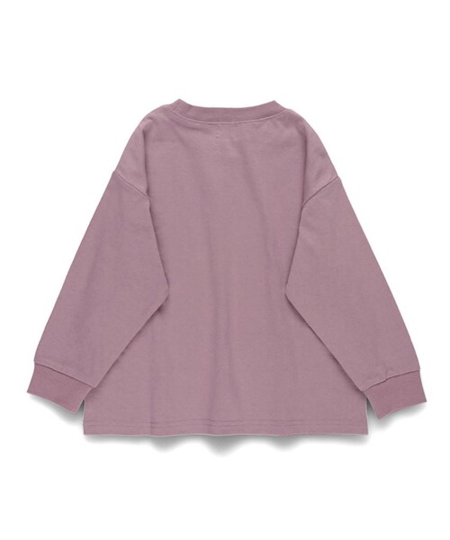 DRC branshes(ディーアールシーブランシェス)の「【WEB限定/DRC】オーバーサイズ無地長袖Tシャツ(Tシャツ/カットソー・キッズ・ブラック/オフホワイト/ピンク/カラフル/ブラウン/グリーン/ブルーグレー/マスタード・120/150/100/140/110/130)」の16枚目の写真