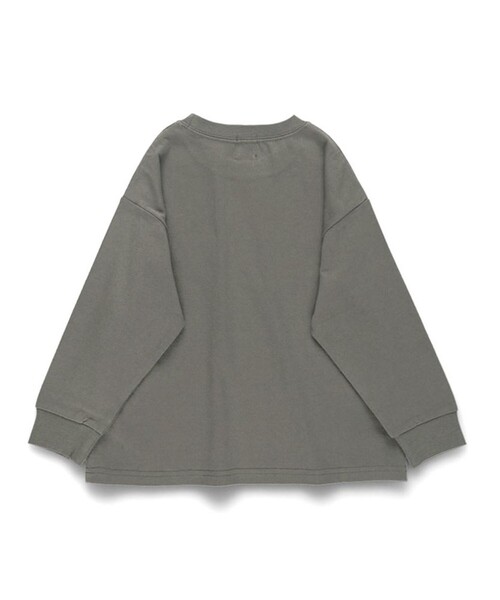 DRC branshes(ディーアールシーブランシェス)の「【WEB限定/DRC】オーバーサイズ無地長袖Tシャツ(Tシャツ/カットソー・キッズ・ブラック/オフホワイト/ピンク/カラフル/ブラウン/グリーン/ブルーグレー/マスタード・120/150/100/140/110/130)」の18枚目の写真