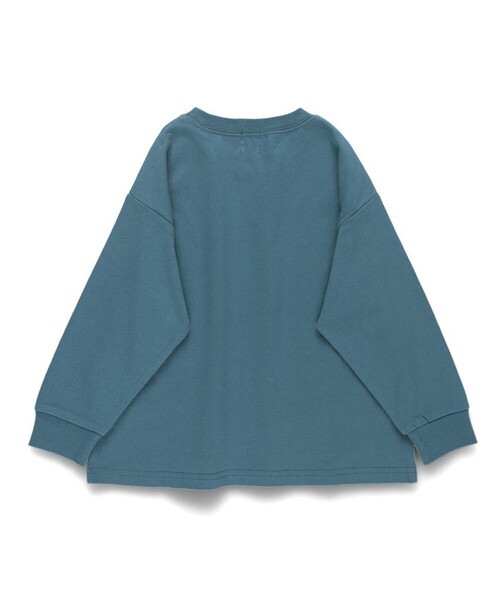DRC branshes(ディーアールシーブランシェス)の「【WEB限定/DRC】オーバーサイズ無地長袖Tシャツ(Tシャツ/カットソー・キッズ・ブラック/オフホワイト/ピンク/カラフル/ブラウン/グリーン/ブルーグレー/マスタード・120/150/100/140/110/130)」の19枚目の写真