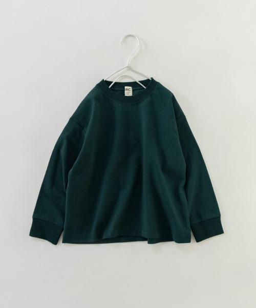 DRC branshes(ディーアールシーブランシェス)の「【WEB限定/DRC】オーバーサイズ無地長袖Tシャツ(Tシャツ/カットソー・キッズ・ブラック/オフホワイト/ピンク/カラフル/ブラウン/グリーン/ブルーグレー/マスタード・120/150/100/140/110/130)」の5枚目の写真