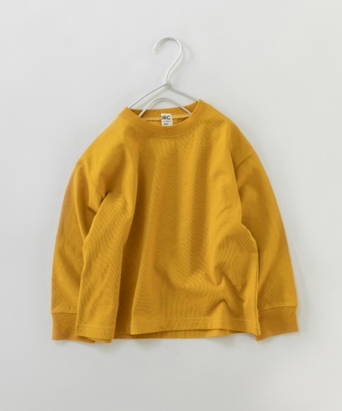 DRC branshes(ディーアールシーブランシェス)の「【WEB限定/DRC】オーバーサイズ無地長袖Tシャツ(Tシャツ/カットソー・キッズ・ブラック/オフホワイト/ピンク/カラフル/ブラウン/グリーン/ブルーグレー/マスタード・120/150/100/140/110/130)」の6枚目の写真