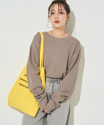 FREAK'S STORE | 限定展開　ワッフル クルーネック チュニック プルオーバー(Tシャツ/カットソー)