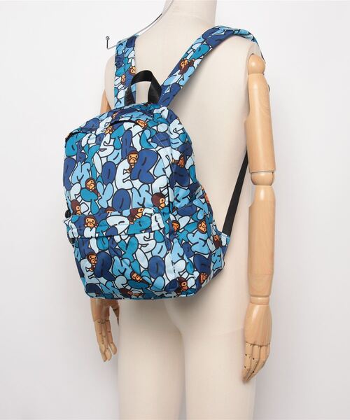 【美品】BABY MILO　BAPE　バックパック　リュック　総柄 BABY MILO LARGE BACKPACK | bape.com