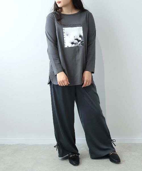 タイムセール新品定価以下HEVEヘイヴ　リボンドットパンツ　チャコール パンツ アイテム一覧｜.K online（ドットケイオンライン）