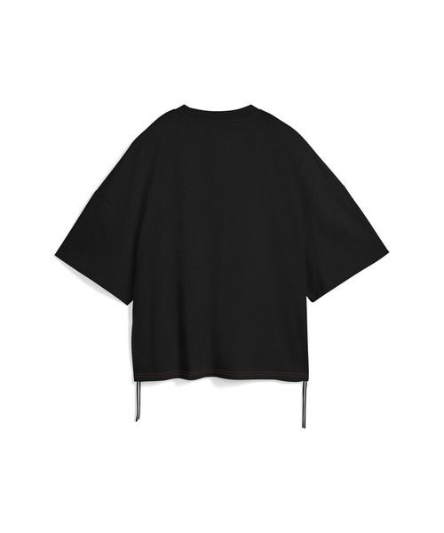 PUMA(プーマ)の「PUMA プーマ ウィメンズ デア トゥ オーバーサイズド ルーシュド 半袖 Tシャ(Tシャツ/カットソー・レディース・ホワイト/ブラック・LARGE/X-LARGE/SMALL/MEDIUM)」の6枚目の写真