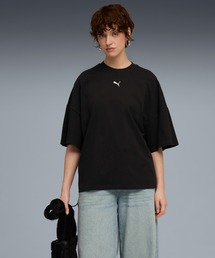 PUMA（プーマ）の「PUMA プーマ ウィメンズ デア トゥ オーバーサイズド ルーシュド 半袖 Tシャツ（Tシャツ/カットソー）」