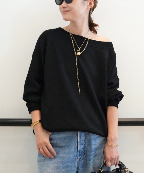 【Deuxieme Classe】ドゥーズィエムクラス　オフショルダーニット Relax オフショルダーニット（ニット/セーター）｜Deuxieme