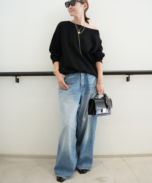 Relax オフショルダーニット（ニット/セーター）｜Deuxieme Classe