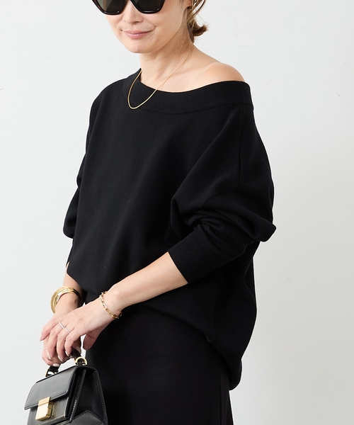 Deuxieme Classe Relax オフショルダーニット Relax オフショルダーニット（ニット/セーター）｜Deuxieme Classe