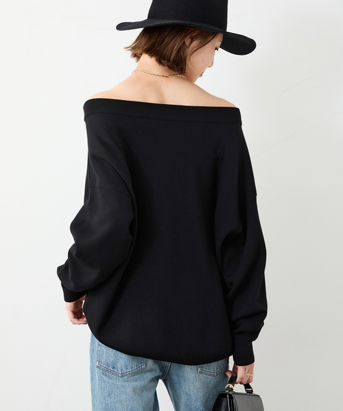 Relax オフショルダーニット（ニット/セーター）｜Deuxieme Classe