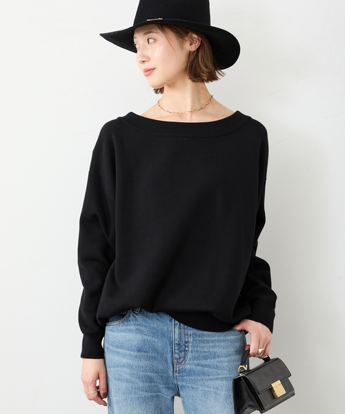 Relax オフショルダーニット（ニット/セーター）｜Deuxieme