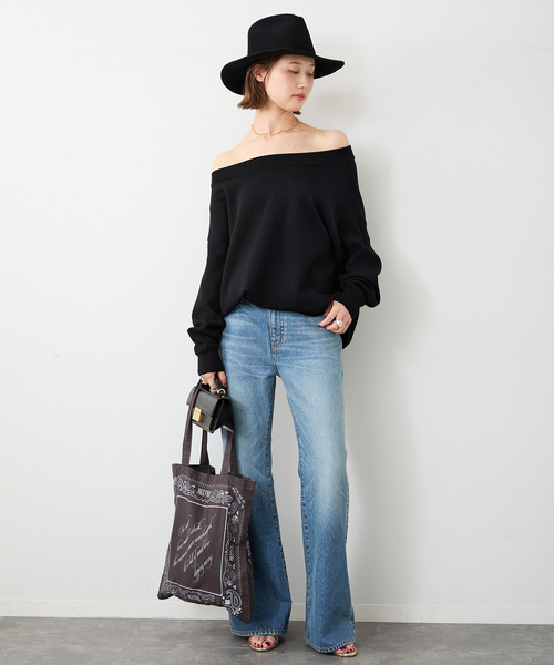 Relax オフショルダーニット（ニット/セーター）｜Deuxieme Classe