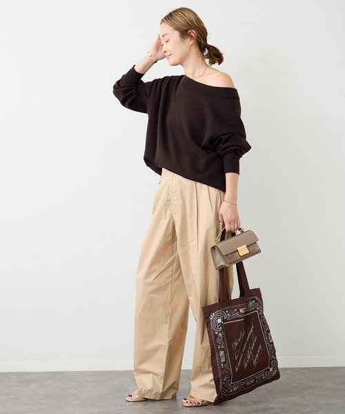 Relax オフショルダーニット（ニット/セーター）｜Deuxieme Classe