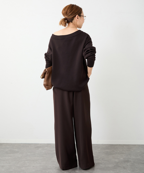 Relax オフショルダーニット（ニット/セーター）｜Deuxieme Classe