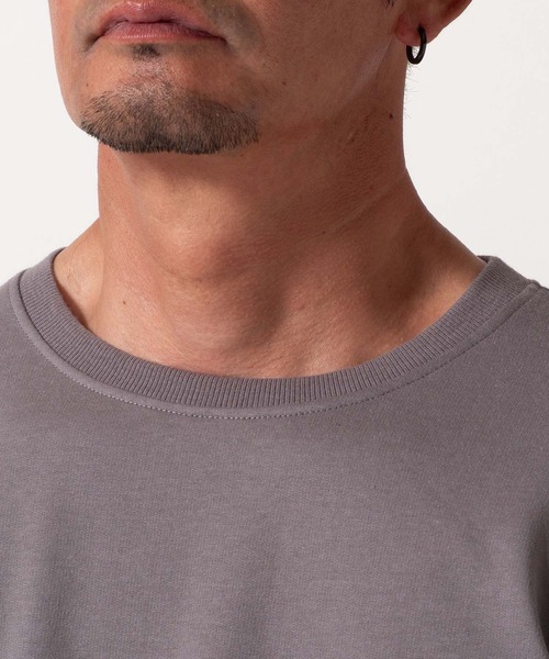 BAYBLO(ベイブロ)の「(SA) 裏起毛 無地 長袖 Tシャツ(Tシャツ/カットソー・メンズ・チャコールグレー/ブラック/レディッシュグレー/アイボリー・L/M/LL)」の17枚目の写真