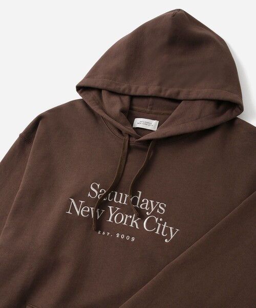 Saturdays NYC（サタデーズ ニューヨークシティ ）の「Ditch Miller Standard Hoodie（パーカー・メンズ・ダークブラウン/ブラック/ターコイズブルー・X-SMALL/XL/M/XXL/S/L）」の9枚目の写真