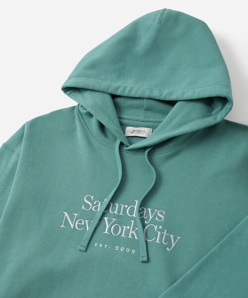 Saturdays NYC（サタデーズ ニューヨークシティ ）の「Ditch Miller Standard Hoodie（パーカー・メンズ・ダークブラウン/ブラック/ターコイズブルー・X-SMALL/XL/M/XXL/S/L）」の10枚目の写真