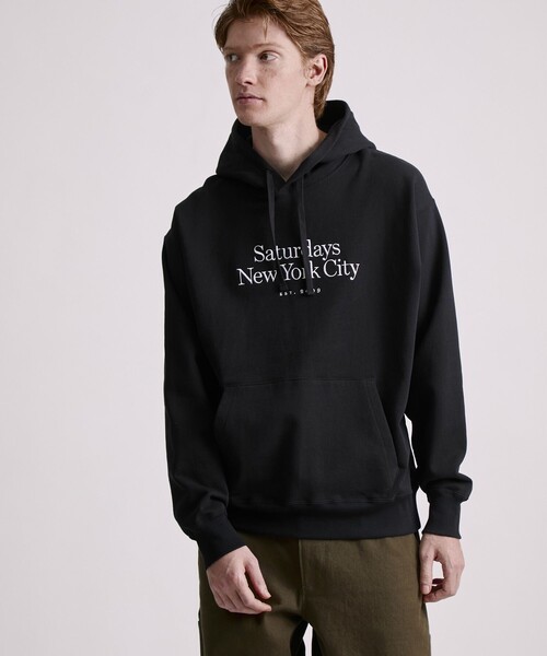 Saturdays NYC（サタデーズ ニューヨークシティ ）の「Ditch Miller Standard Hoodie（パーカー・メンズ・ダークブラウン/ブラック/ターコイズブルー・X-SMALL/XL/M/XXL/S/L）」の17枚目の写真