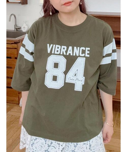 SM2（エスエムツー）の「[接触冷感]ナンバリングプリントTシャツ（Tシャツ/カットソー・レディース・グリーン/オフホワイト/クリーム/チャコールグレー・F）」の14枚目の写真