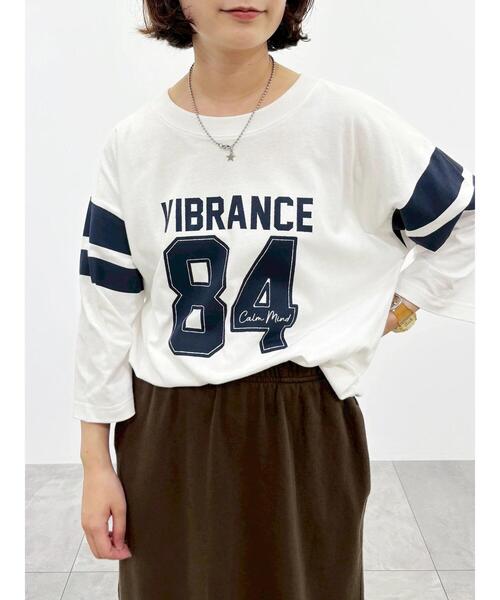 SM2（エスエムツー）の「[接触冷感]ナンバリングプリントTシャツ（Tシャツ/カットソー・レディース・グリーン/オフホワイト/クリーム/チャコールグレー・F）」の16枚目の写真