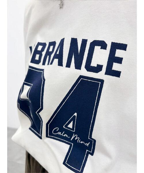 SM2（エスエムツー）の「[接触冷感]ナンバリングプリントTシャツ（Tシャツ/カットソー・レディース・グリーン/オフホワイト/クリーム/チャコールグレー・F）」の20枚目の写真