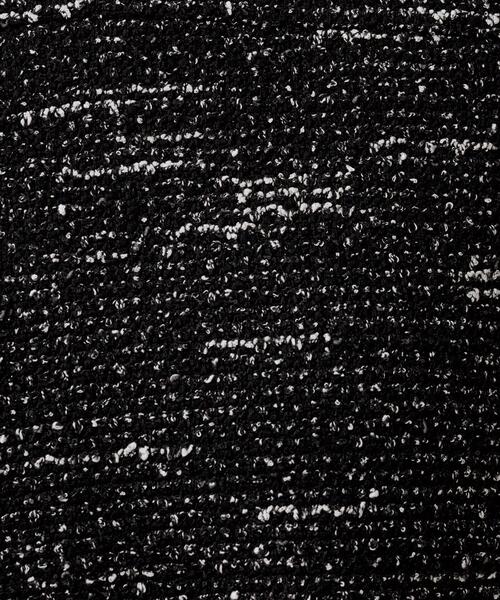 UNTITLED(アンタイトル)の「【洗える/ストレッチ】ツイードジャージワンピース(ワンピース・レディース・ネイビー系3/ホワイト系6/ブラック系3・01/00/44/42/04/03/02/50/48/46)」の14枚目の写真