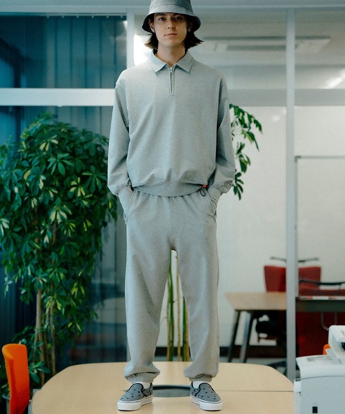 VANS(バンズ)の「HARAJUKU PUNK ハーフジップ スウェットシャツ / Half Zip Sweat Shirts Grey Hea VN000KF3GRH1(シャツ/ブラウス・メンズ・ブラック・LARGE)」の6枚目の写真