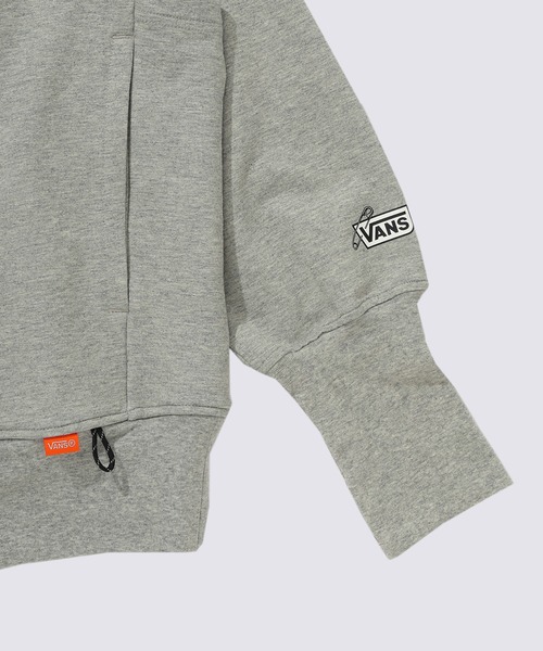 VANS(バンズ)の「HARAJUKU PUNK ハーフジップ スウェットシャツ / Half Zip Sweat Shirts Grey Hea VN000KF3GRH1(シャツ/ブラウス・メンズ・ブラック・LARGE)」の4枚目の写真