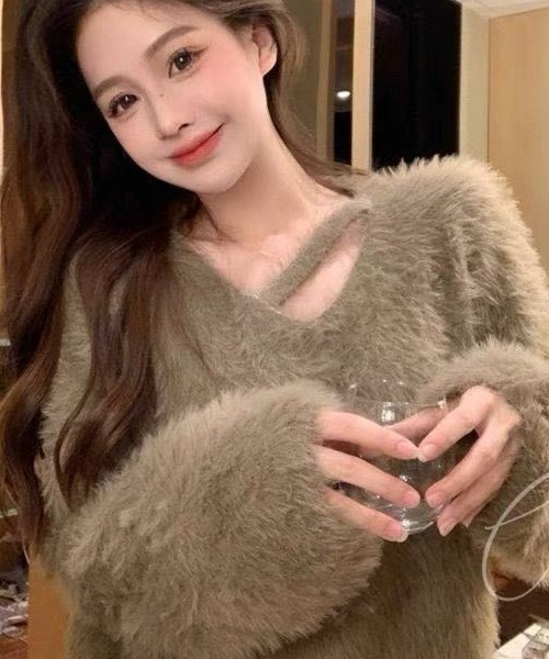 セール】ショート丈シャギーニット（ニット/セーター）｜H.TOKYO