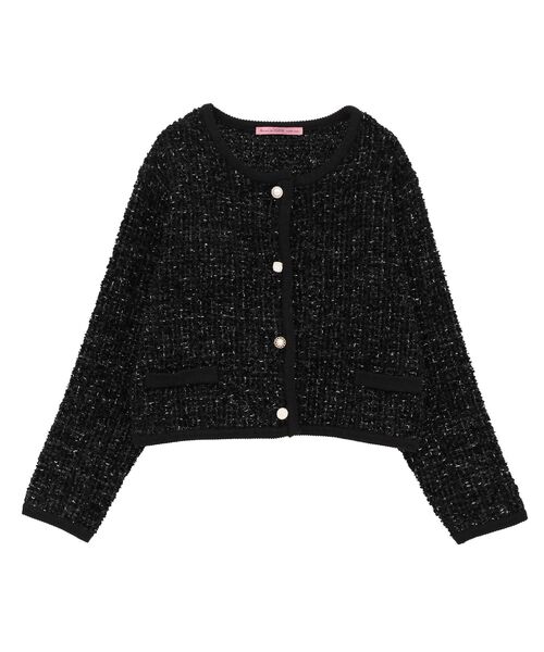 ツイードニットカーディガン（カーディガン/ボレロ）｜Maison de FLEUR