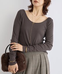 RIVE DROITE | 【リバイバル/新色追加】バレリーナネックカットソー(Tシャツ/カットソー)