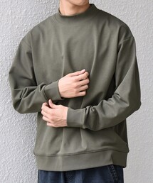 モックネック」に該当するグリーン・カーキ/緑色系のファッション通販