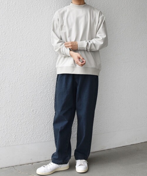 SHIPS any: 〈洗濯機可能〉SOLOTEX(R) モックネック スウェット