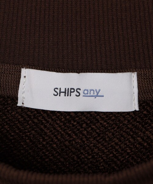SHIPS any（シップス エニィ）の「SHIPS any: 〈洗濯機可能〉SOLOTEX(R) モックネック スウェット◇（スウェット・メンズ・ブラウン/ライトグレー/オリーブ/ブラック・MEDIUM/LARGE/X-LARGE）」の13枚目の写真