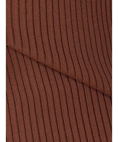 SUIT SQUARE（スーツスクエア）の「ハイネックリブニット 長袖 ハンドウォッシュ ドライレーヨン 無地（ニット/セーター・レディース・ブラック系/グリーン系/ベージュ系/ブラウン系・38(9号)）」の19枚目の写真